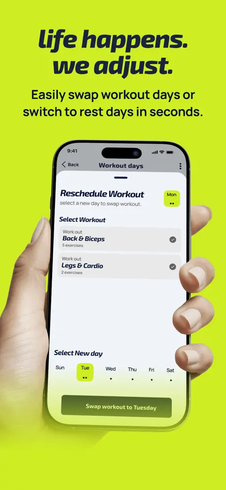 GymFriends profile and goals